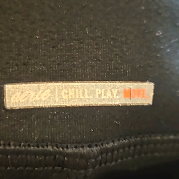 AERIE black leggings mid rise stretch pull on preppy classic size medium - Picture 5 of 9